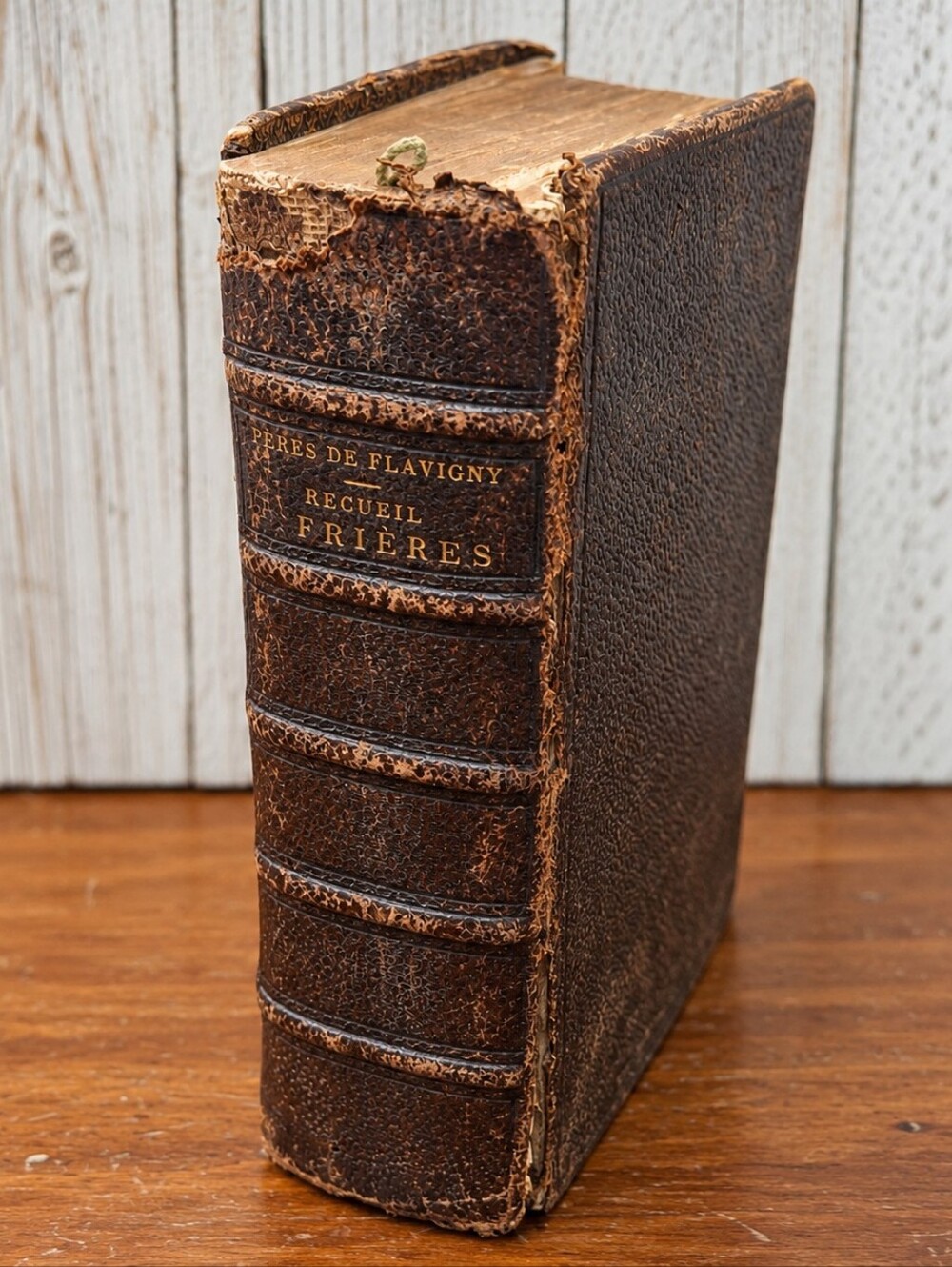 Antique French Catholic Prayer Book Recueil de Prieres Flavigny Mame Tours